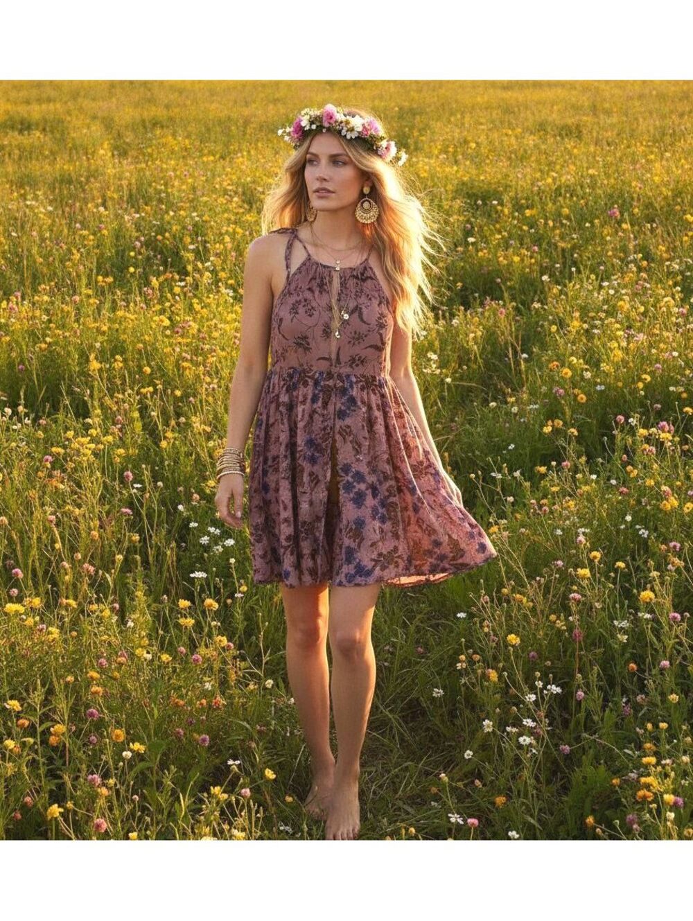 Free People Intimately Wildest Dreams Slip Dress,  Size Medium